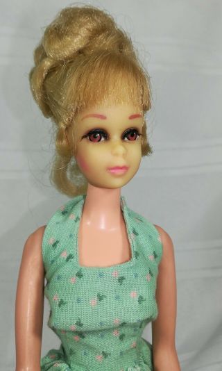 Vintage Barbie Doll Mod Francie Growin Pretty Hair Doll 1129 Bend Leg Growing