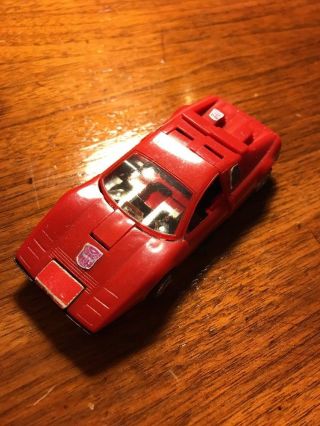 Vintage 1980 / 1984 Go - Bot Transformer.  Red Sports Car
