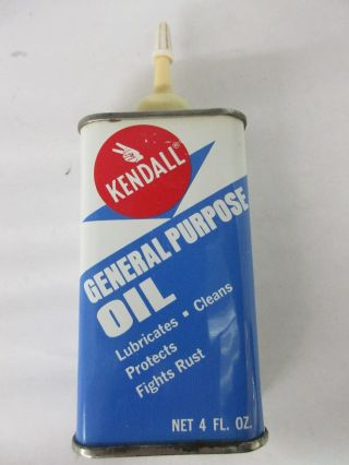 Vintage Advertising Handy Kendall Oil Oiler Tin Collectible 853 - Y