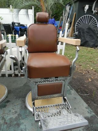 Vintage Koken Barber Chairs (3) Pick_up Only