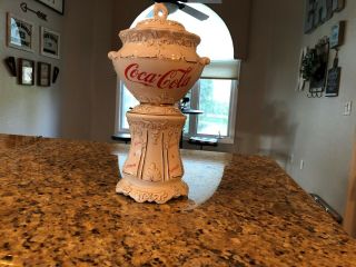 1998 Coca Cola Cookie Jar Ceramic Vintage Syrup Dispenser