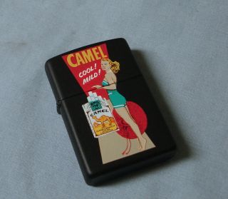 1997 Zippo Camel Swim Suit Pin - Up Girl Lighter