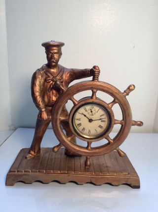 Collectible Antique Waterbury Clock.  Co Mantle