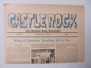 Stephen King - The Castle Rock Newsletter March 1986 Vol.  2 Number 3 -