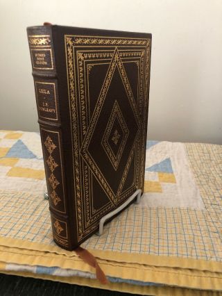 Leila By J.  P.  Donleavy Signed First Edition Franklin Library Leather