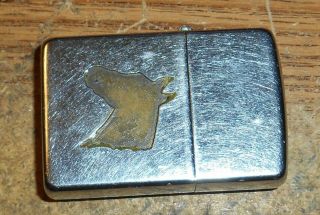 LATE 1940s/EARLY 1950s ZIPPO TOWN AND COUNTRY HORSE HEAD FULL SIZE LIGHTER/RARE 2