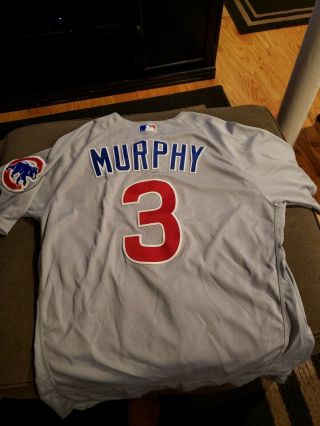 Daniel Murphy Chicago Cubs Game Jersey Mlb Auth Mets Rockies Nationals