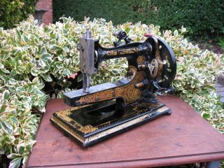 Rare Antique 1875 Edward Ward Arm & Platform Sewing Machine