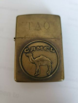 Zippo Lighter Vintage 60th Anniversary With Standing Camel Medallion