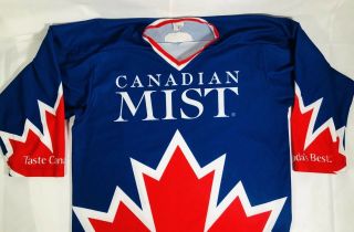 Canadian Mist Whiskey Hockey Jersey Mens Xl