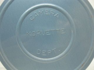 Vintage 8mm Film Metal Blue Reel 300ft With Korvette Collectible Camera Tin 2