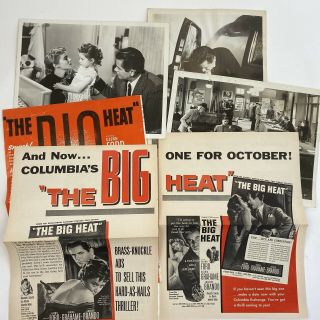 Vintage Press Photos Trade Ads The Big Heat Movie 1953 Glenn Ford