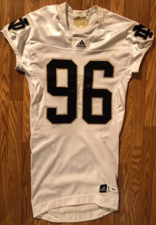 Notre Dame Football 2010 Game Away Jersey 96