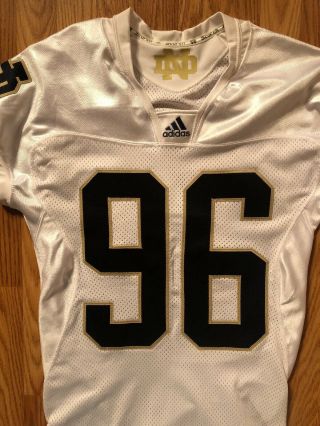 Notre Dame Football 2010 Game Away Jersey 96 2