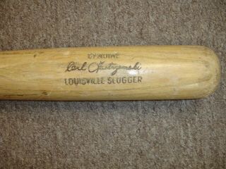 1965 - 68 Carl Yastrzemski Boston Red Sox Louisville Slugger Game W215 Bat