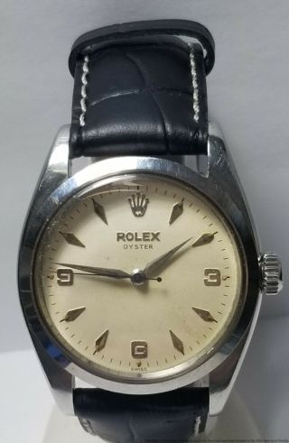 Ultra Rolex Oyster Orig Dial 1959 6426 Mens Vintage Watch