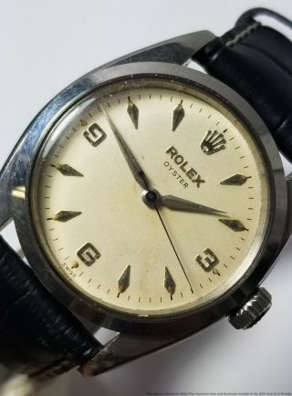Ultra Rolex Oyster Orig Dial 1959 6426 Mens Vintage Watch 2