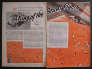 Tex Rankin King Of The Stunt Flyers 1938 Barnstormer Pilot Pictorial