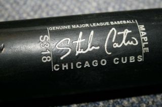 Starlin Castro Game Louisville Slugger Wood Bat Chicago Cubs