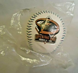 Vintage 1998 Mlb Arizona Diamondbacks Opening Day Baseball - In Wrapper
