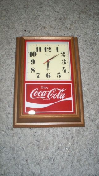 Vintage Coca - Cola Wall Clock Hanover