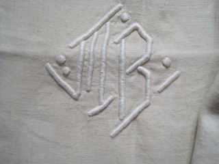 VINTAGE FRENCH PURE LINEN SHEET,  LOVELY BEDDING OR CURTAIN FABRIC 3