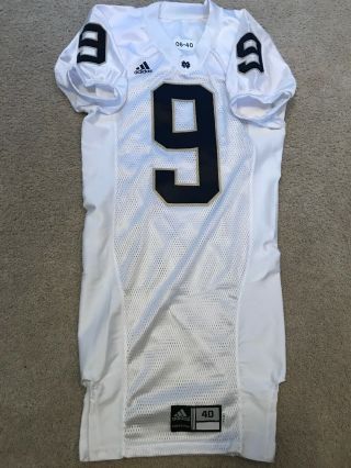 2006 Adidas Team Issued Notre Dame Football Jersey 9