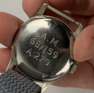 Vintage WWII Omega CK - 2292 RAF Military Issued Spitfire Wrist Watch 6B - 159 WW2 3