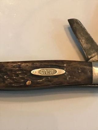 Rare W.  R Case & Sons Bradford Pa 1905 - 14 Antique 3 Blade Knife 6393 2