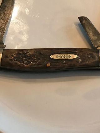 Rare W.  R Case & Sons Bradford Pa 1905 - 14 Antique 3 Blade Knife 6393 3