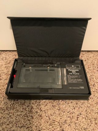 Vintage Panasonic Vhs Playpak Vymw0009 Vhs - C Adapter With Sleeve Japan
