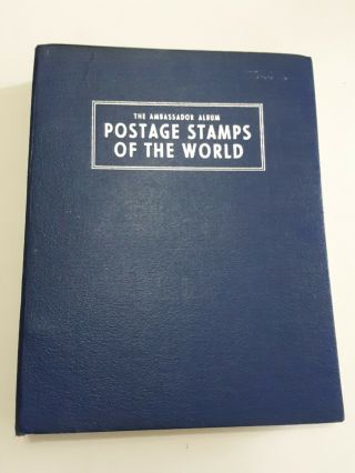 Vintage Harris Ambassador Stamp Album Stamps Of The World 1954 2029 Stamps