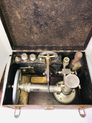 Vintage Ashton Valve Co.  Boston Steam Engine Gauge Tester Kit Antique Item 2