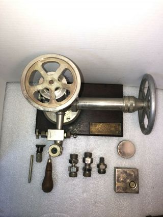 Vintage Ashton Valve Co.  Boston Steam Engine Gauge Tester Kit Antique Item 3
