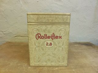 Vintage Box Only Rolleiflex 2.  8
