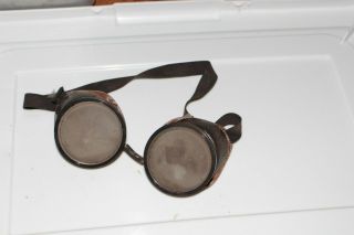 Vintage Steampunk Welding Goggles Authentic Collector Mad Max Look M4