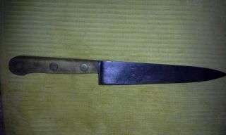 vintage lamson & goodnow carbon steel chef knife antique kitchen 2