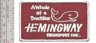 Vintage Trucking Rhode Island Hemingway Transport Inc Providence,  Ri Driver Patc