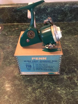 Vintage Penn Ultra Light Spinning Reel 716