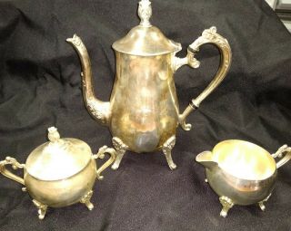 International Silver Co - Vintage Coffee Tea Set 3 Piece Set
