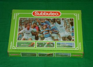 Subbuteo Vintage Table Soccer Football Set 1985