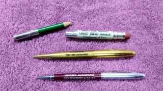 Vintage Funk ' s G Hybrids Advertising Mechanical Pencils (2) and 1 pencil 2