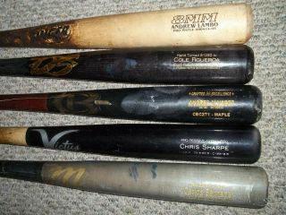 Carlos Santana Game Baseball Bat - Cleveland Indians 3