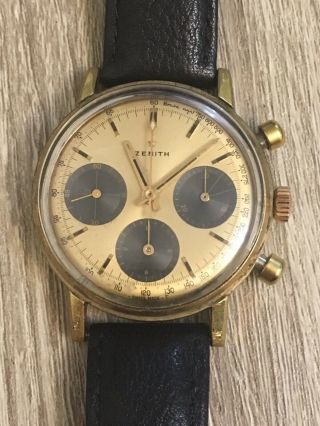 Vintage Zenith Chronograph Wristwatch Cal.  146hp