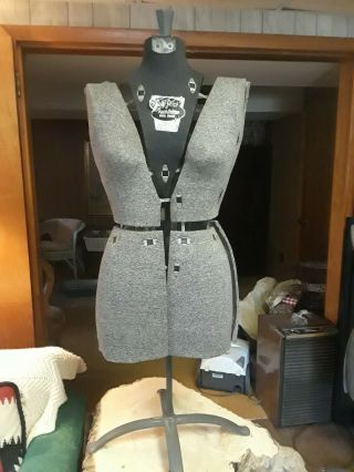 Vintage Sally Stitch Push Button Dress Form Size A