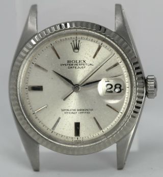 Vintage Rolex Oyster Perpetual Datejust Wristwatch Ref 1601 Serial 108xxxx