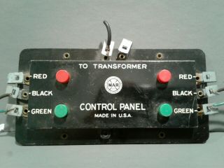 Vintage Marx 4 Button Control Panel