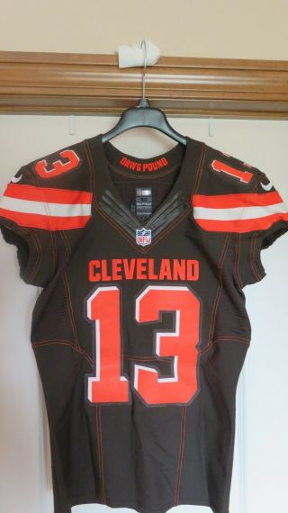 Mccown Cleveland Browns Game Issued Jersey,  Also Odell Beckham Jr 