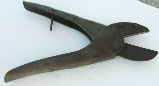 Ziehender Schnitt Pruning Vineyard Scissors Vintage Shears Pliers Jagdschere Old