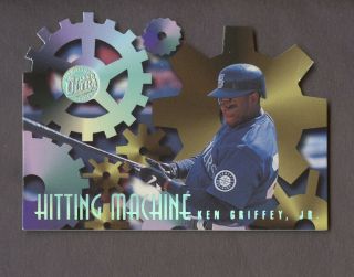 1996 Fleer Ultra Gold Medallion Hitting Machine Die - Cut Ken Griffey Jr.  Hof